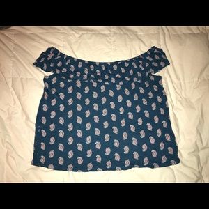Worn once Off the shoulder casual fun top